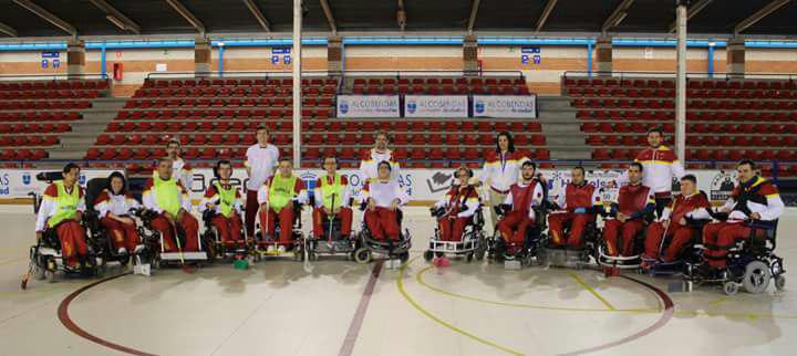 Primera puesta a punto del Equipo Nacional de H&oacute;ckey en Silla de Ruedas El&eacute;ctrica